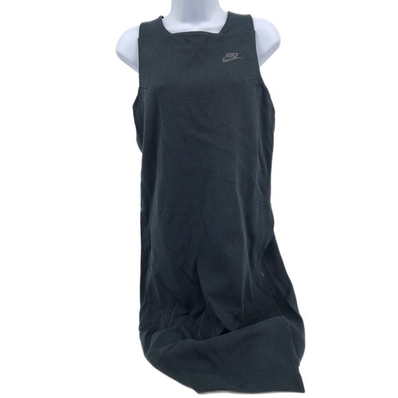 Nike Black Sleeveless Midi Dress | Perfect for Any Occasion - Picture 1 of 9